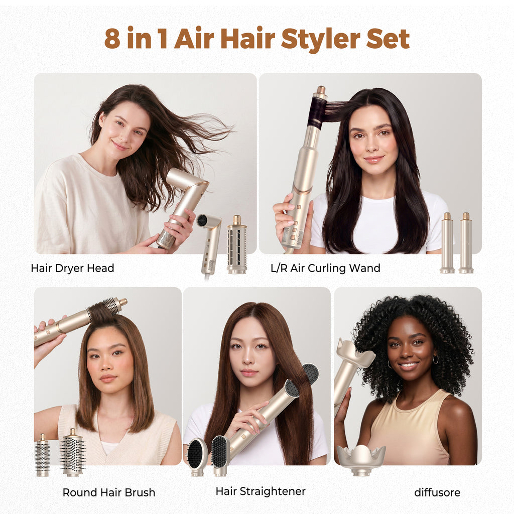 HER7 Studio Salon 8-in-1 Hair Styler